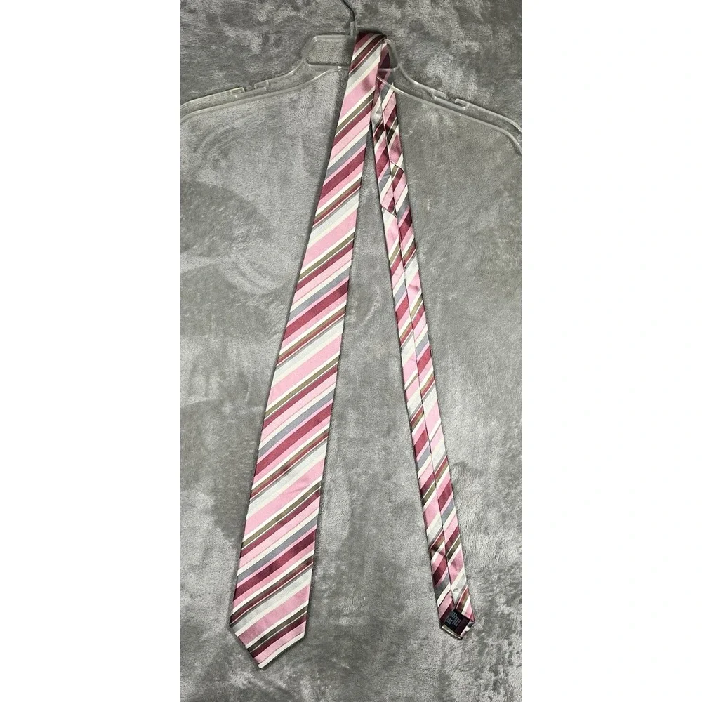 Lot Of 5 Men's Ties Silk Geoffrey Beene Crazy Horse‎ Kenneth Cole Saxony 28 & 29